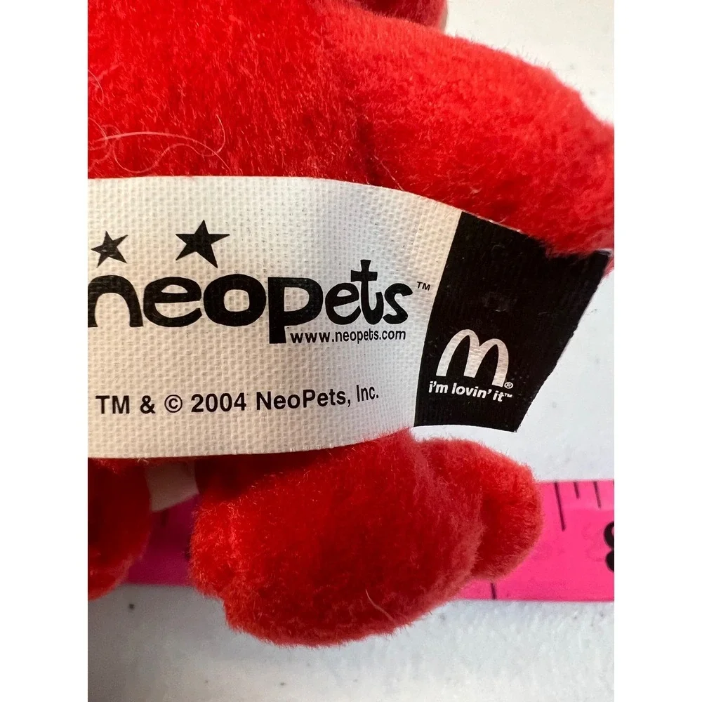 Vintage 2004 Neopets McDonalds Happy Meal Plush Lot Aisha Scorchio Grundo Shoyru